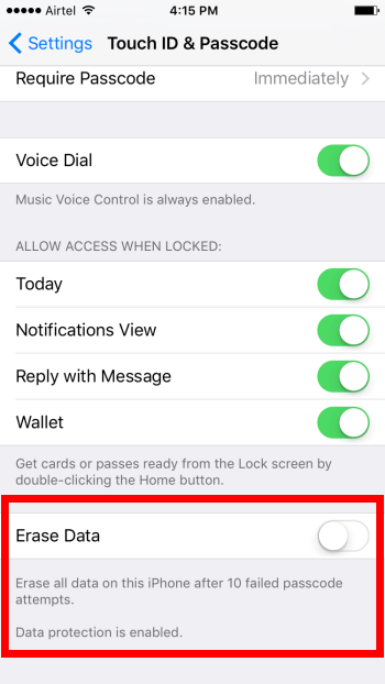 How to Erase Your iPhone Data After 10 Failed Passcode Attempts