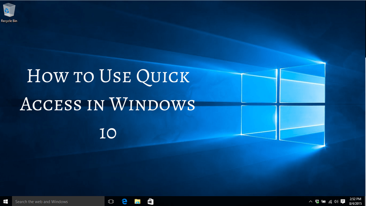how to disable quick access windows 10