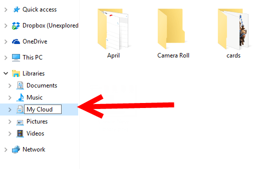 Naming the Cloud Folder