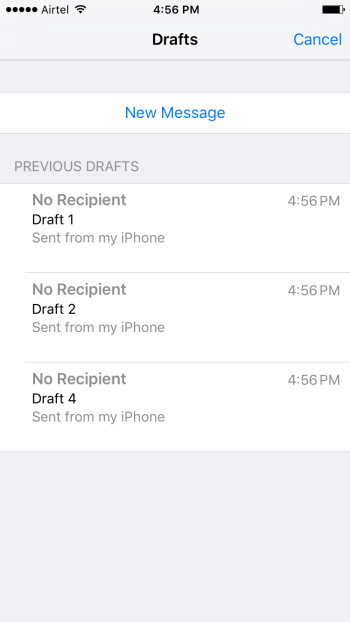 Retrieve a Draft You Deleted in Mail App