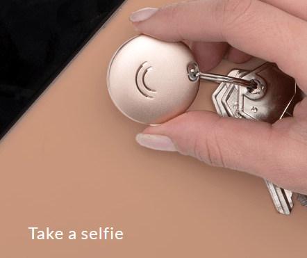Orbit Bluetooth Tracker Selfie