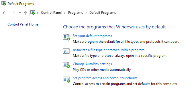 Configure How Windows 10 Works with Desktop Apps