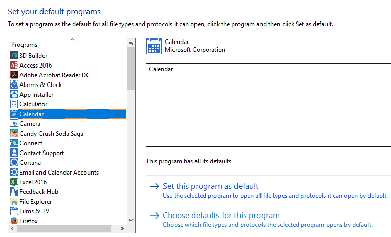 set default program to open .py