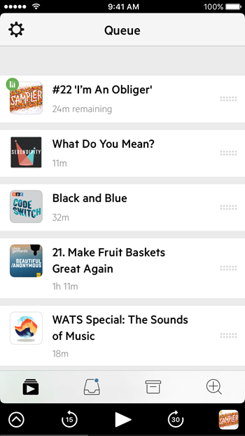 castro podcasting app