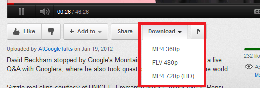 download-button-in-youtube - How to Download YouTube Videos