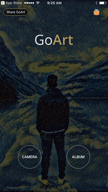 goart-home-screen