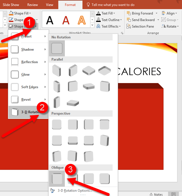 How to Create 3D Effect for a PowerPoint Table