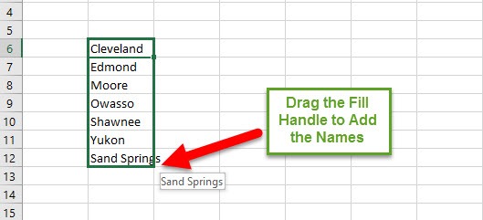How to Create a Custom List in Excel