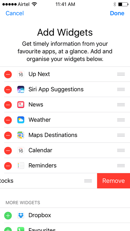 remove-widgets