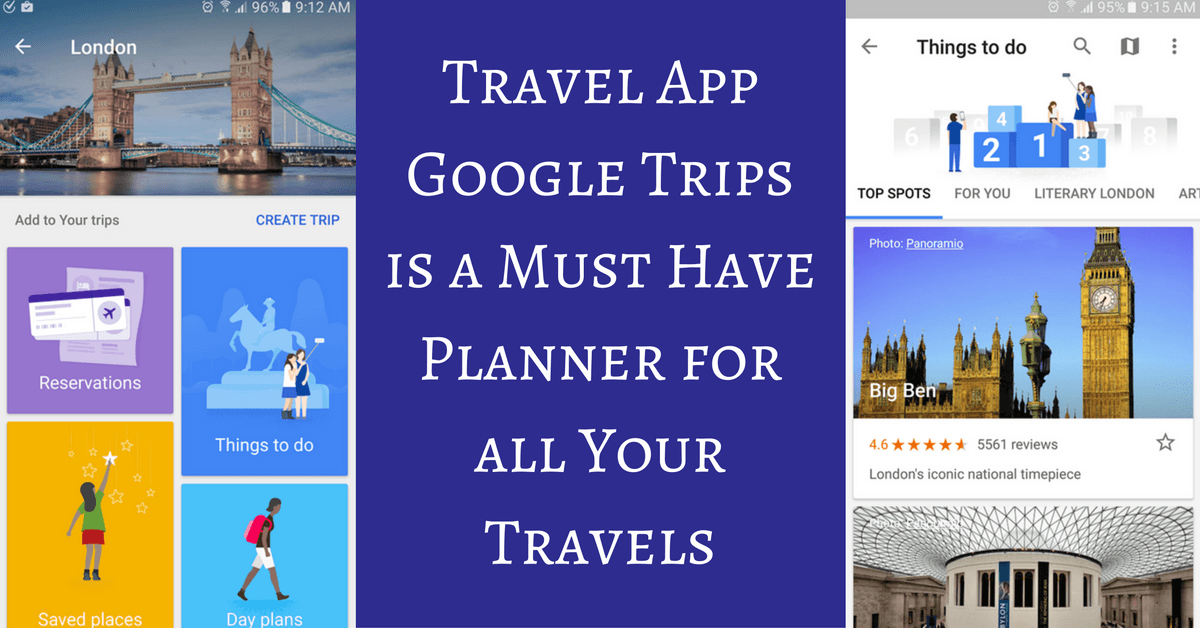 google travel trip planner