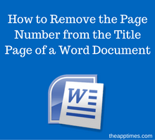 how-to-remove-the-page-number-from-the-title-page-of-a-word-document-tfi