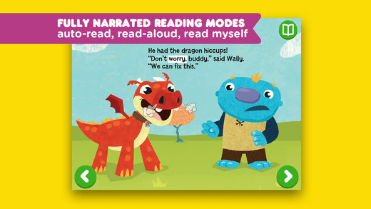 Nick Jr. Books Reading modes