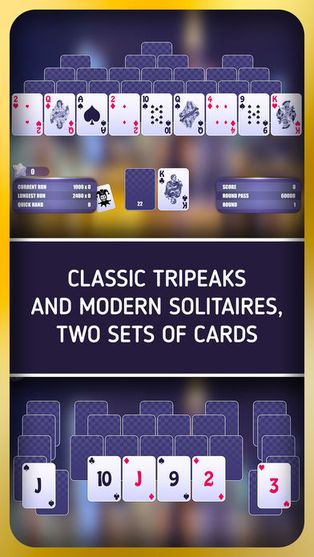 TriPeaks Solitaire Challenge screenshot 1