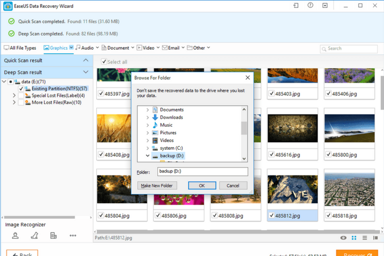 EaseUS Data Recovery Wizard Free 11.8