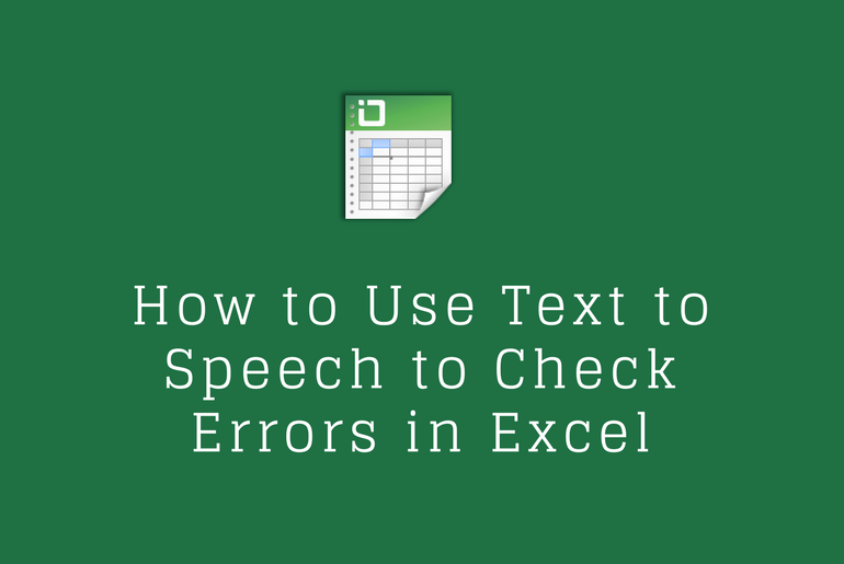 speech to text in excel for the mac