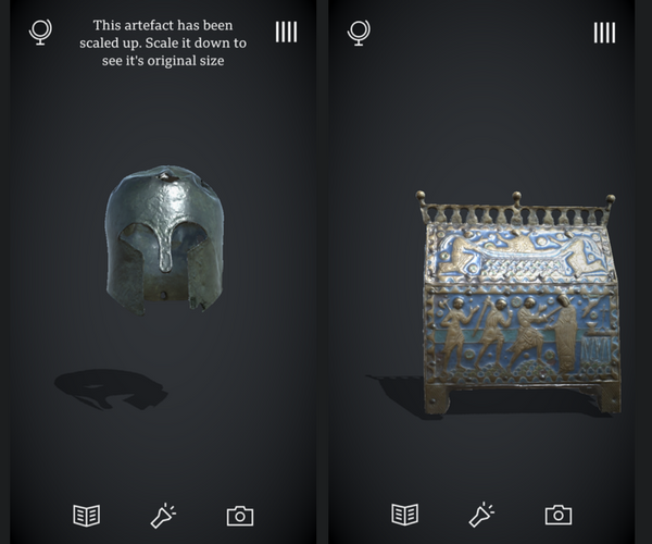 Civilisations AR App Review - Artifacts