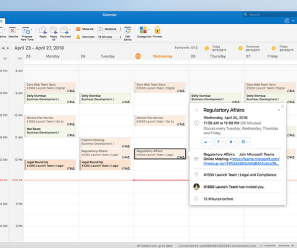 Multiple Time Zones - New Features in Outlook