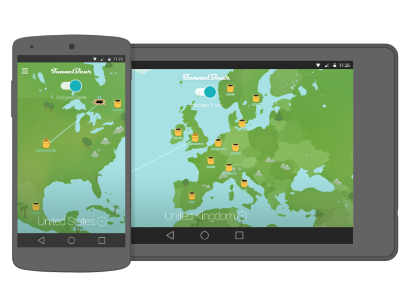 Best VPN Apps for Android - TunnelBear VPN