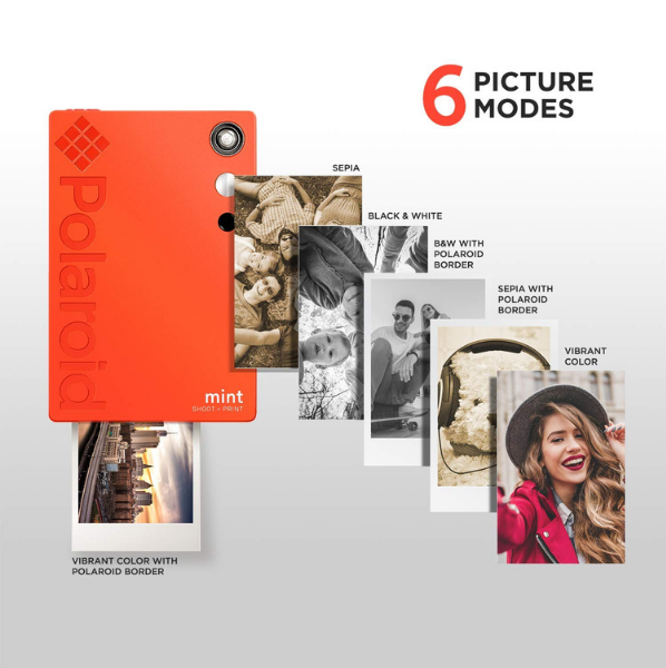 Polaroid Mint Instant Print Digital Camera - 6 picture modes