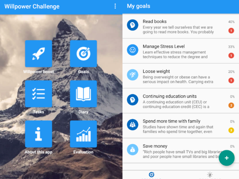 Willpower Challenge App