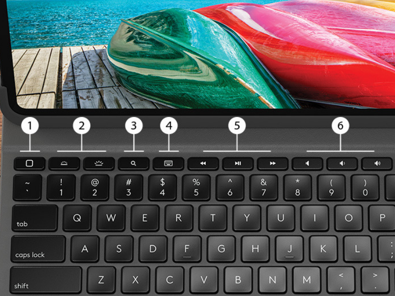 logitech ipad keyboard shortcuts