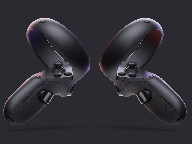 Oculus Quest VR Gaming Headset Touch Controllers
