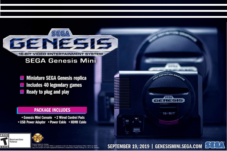 Tech Christmas Gifts 2019 - SEGA Genesis Mini Console