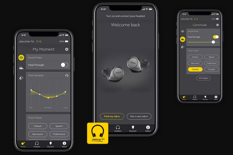 Jabra Elite 75t with Sound + app