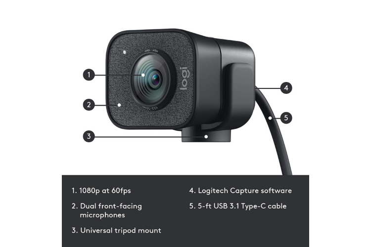 Logitech StreamCam Specs