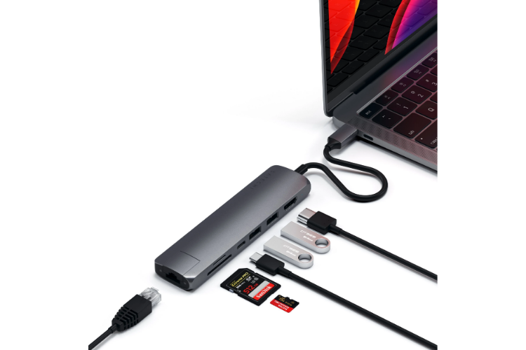 Satechi USB-C Slim Multi-Port Ethernet Adapter