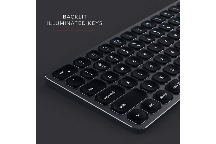 Backlit keys