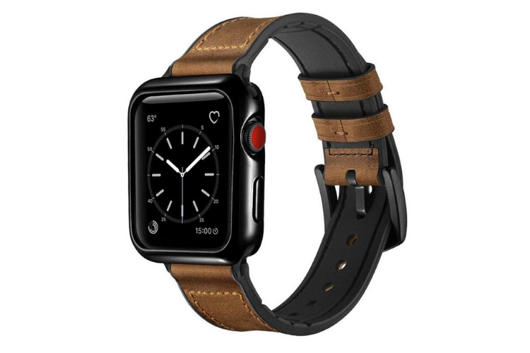 Speidel Luxury Leather Apple Watch Band