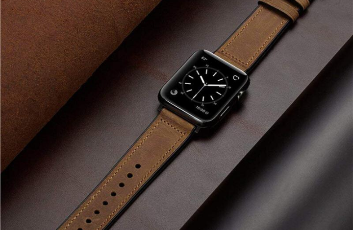 This Speidel Luxury Leather Apple Watch Band Spells Style And Comfort