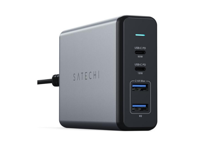 Satechi 108w pro usb c pd desktop charger обзор