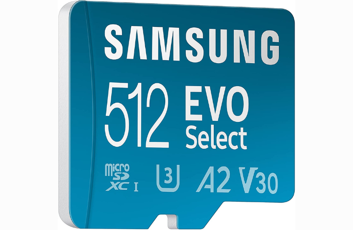Best microSD Cards for the Galaxy S20 - Samsung Evo Select 512
