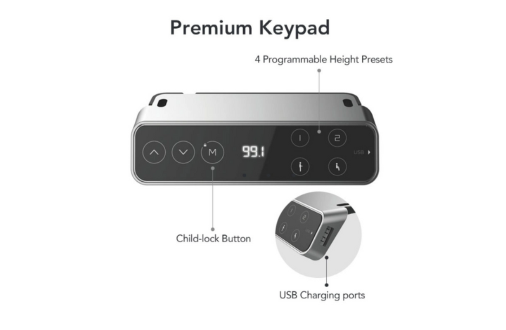 FlexiSpot E7 Pro Plus Keypad