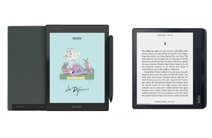 Boox Nova Air C and Kobo Sage