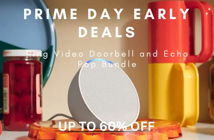 Prime Day Deals Ring Video Doorbell and Echo Pop Bundle