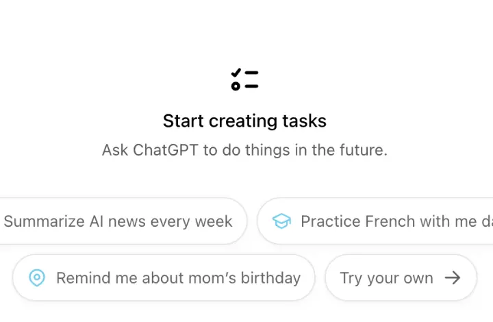 ChatGPT Tasks