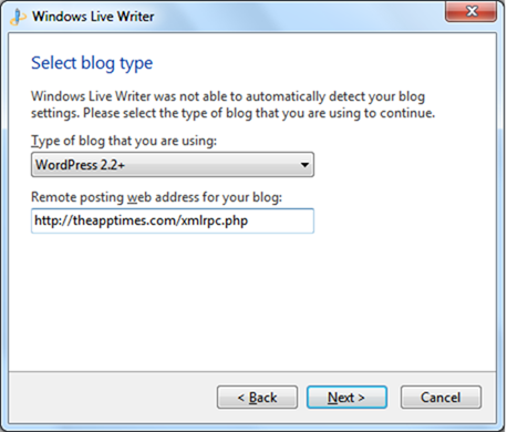 How to Configure a WordPress Blog on Windows Live Writer