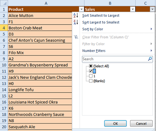 How to Filter Alternate Rows in Excel