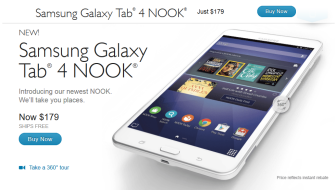 samsung tab 4 nook